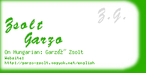 zsolt garzo business card